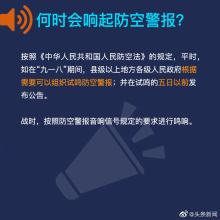 防空警報響了？別慌！